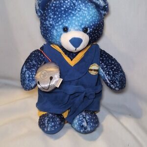 Build-A-Bear Polar Express Online Exclusive Plush W/ Robe, Pants, Plush Bell 16"